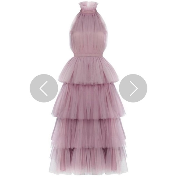 Formal Tiered Ruffle Dress - Picture 3 of 7